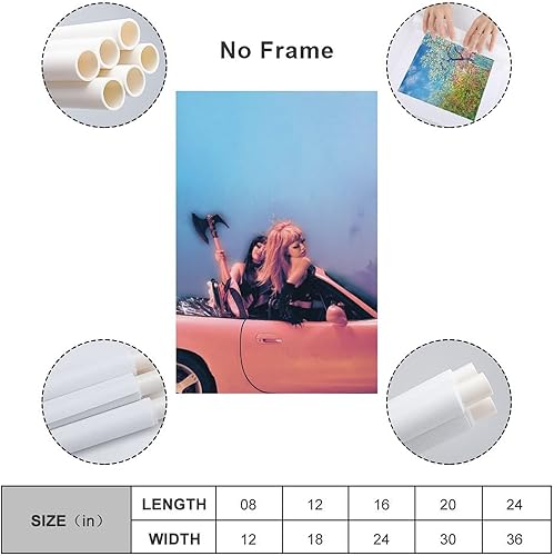 Miniatura 2 de TRAVVA Carnage (feat. Lucy Loone) por Jazmin Bean - Póster de lienzo para decoración de sala de estar, dormitorio, regalo XINGYI, estilo sin marco,