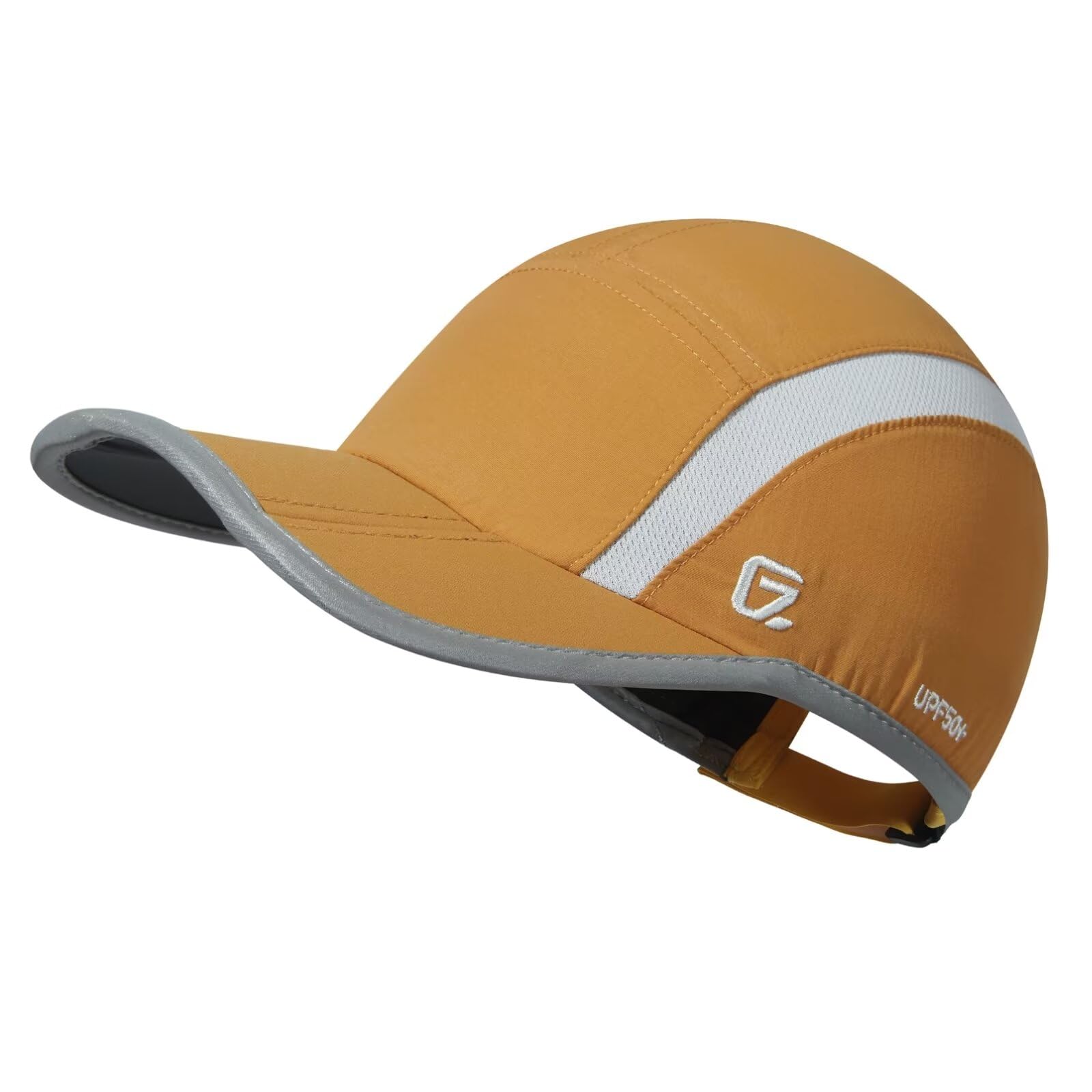 GADIEMKENSD UPF50+ Folding Outdoor Hat Unstructured Reflective Design Breathable Soft Sport Cap for Outdoor Sport — view 12