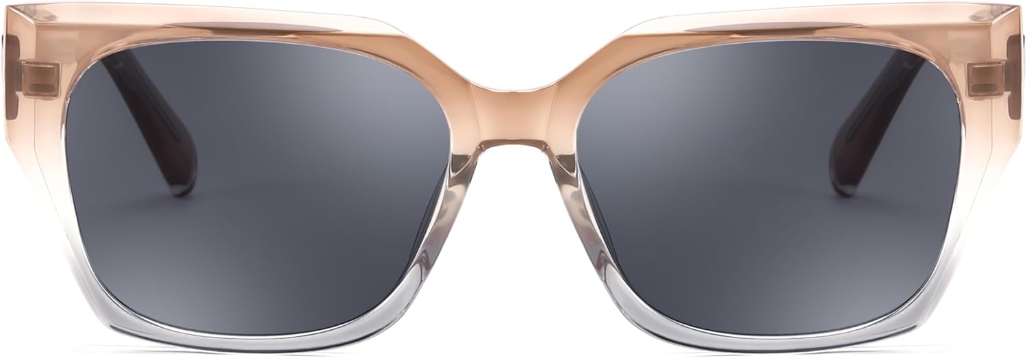 FEISEDY Square Fashion Sunglasses for Men Women Trendy Chunky Rectangle Sun Glasses Designer Style Shades B0107 - Image 2