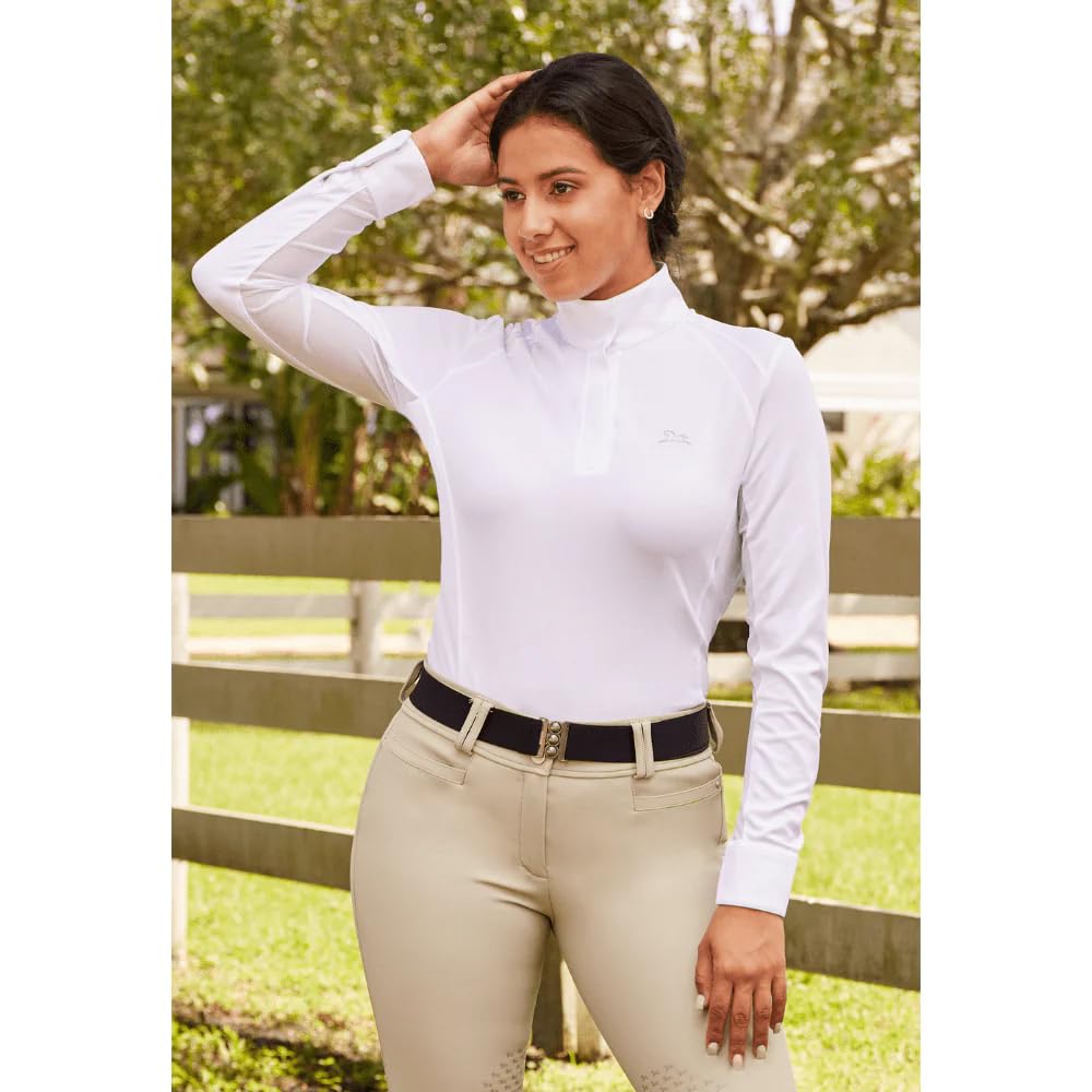 R.J. Classics Ladies Sofia Show Shirt Medium White