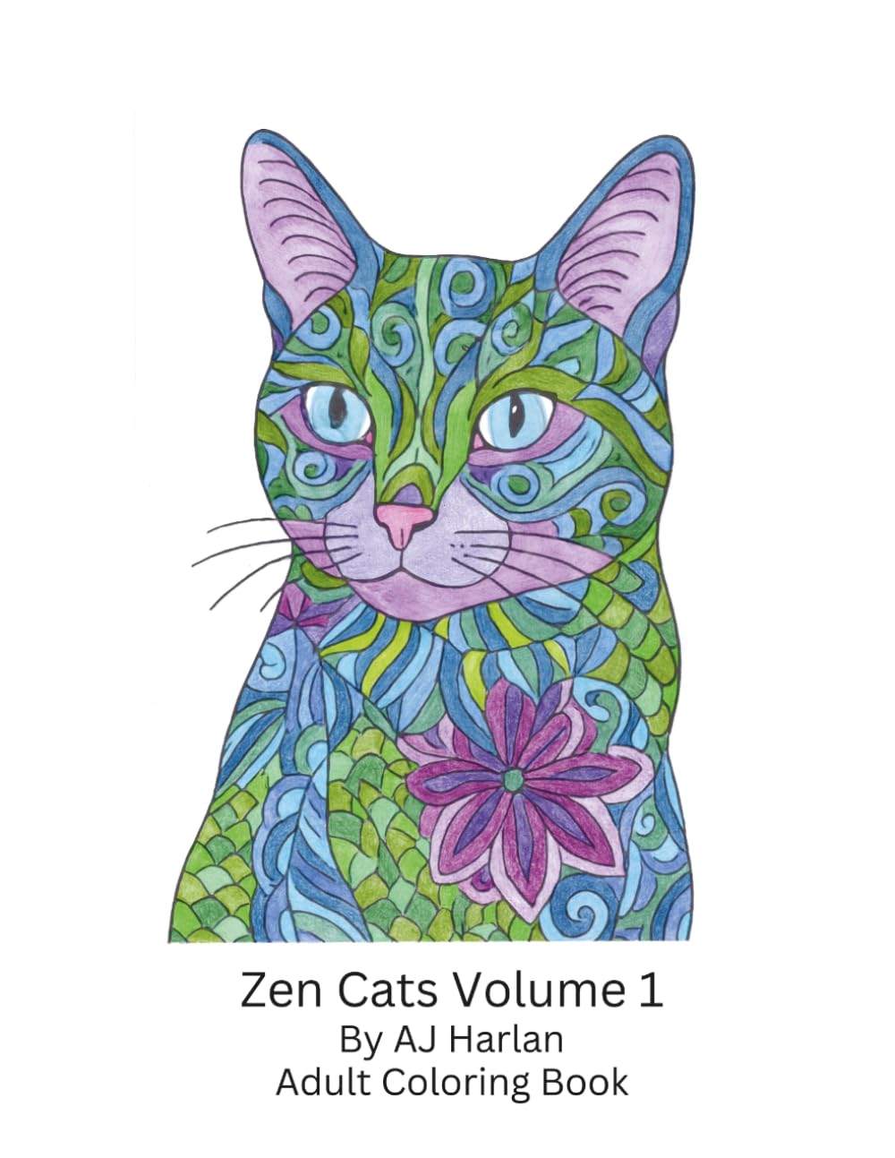 Zen Cats Volume 1: Adult Coloring Book