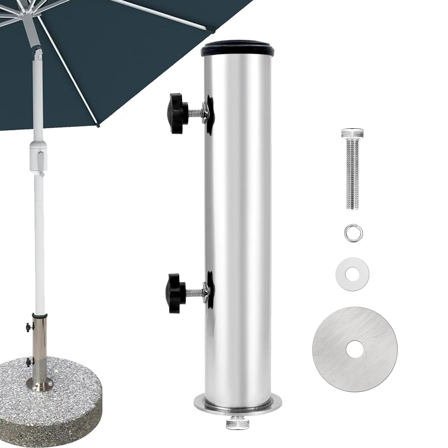 Piedistallo Per Ombrellone Bomba Blocco Di Granito - Rettangolare Casa - Foto 7