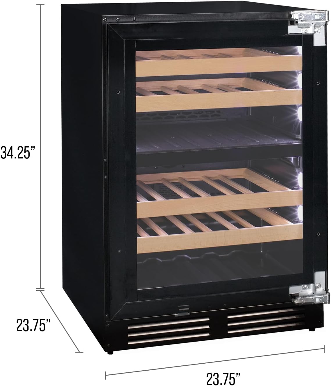 Allavino 24" Wide Dual Zone Panel Ready Wine Refrigerator VCWR-24PRD-2R