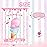 WERNNSAI Pin The Cherry on The Ice Cream Game -Birthday Party Games Ice Cream Party Decorations 28\'\' x 21\'\' Poster with 24 PCS Cherry Stickers for Kids Girls Birthday Carnival Supplies