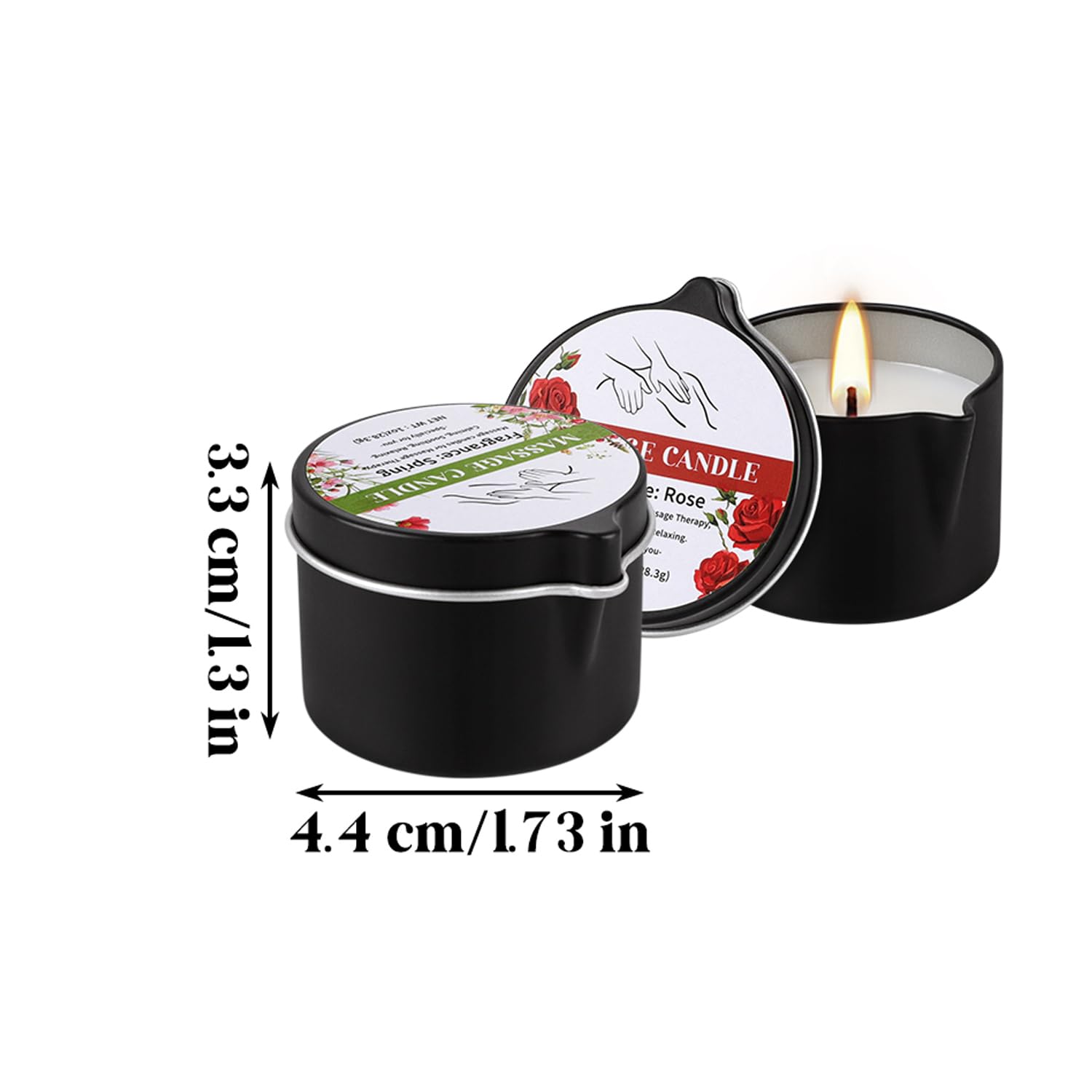 Velas de aceite de masaje para parejas – Juego de 12 fragancias románticas de masaje de baja temperatura, vela de aceite corporal para cita nocturna, spa y cuidado de la piel, regalos de aniversario