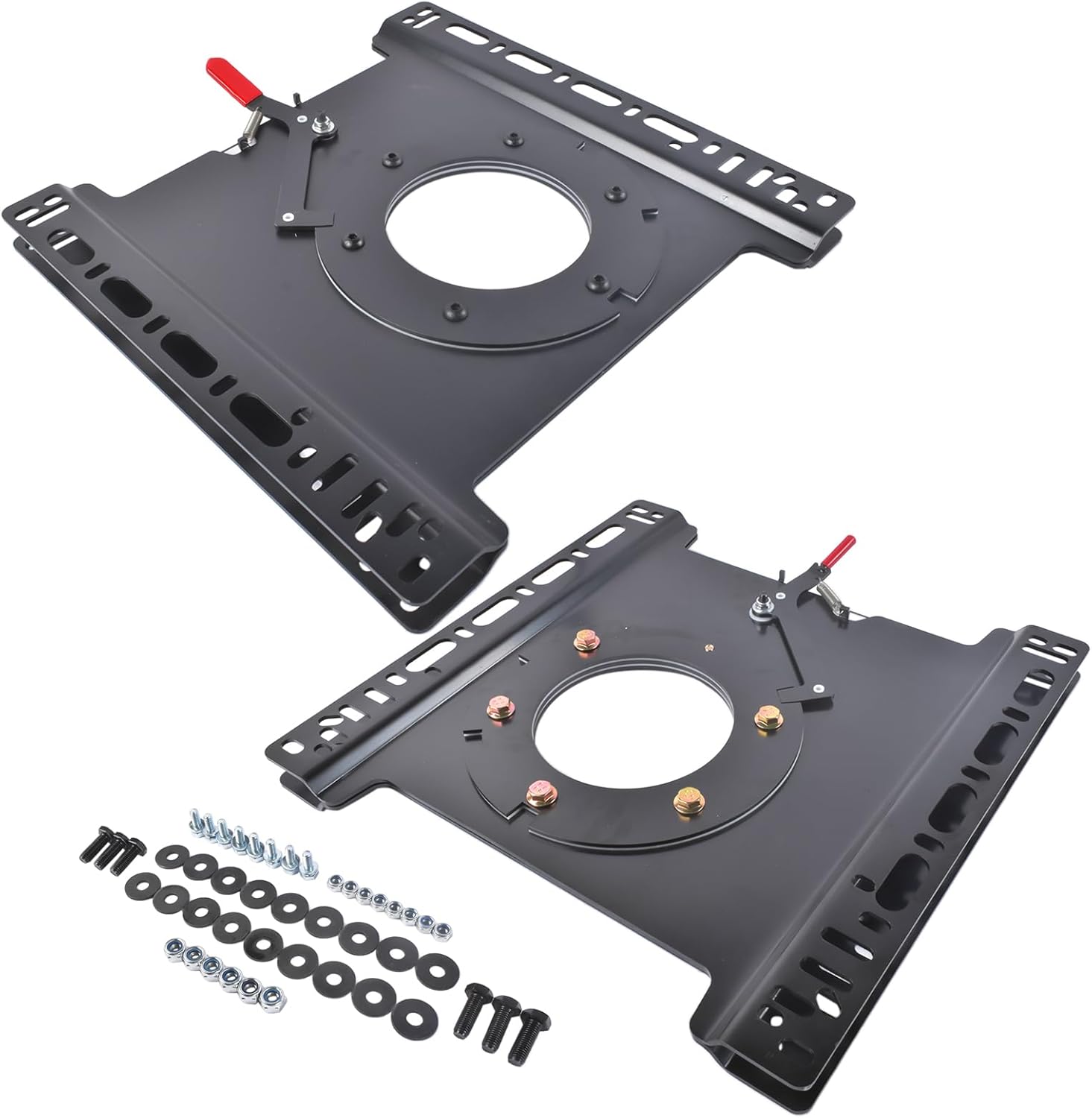 FTP003 FTP004 360° Rotation Seat Swivel Base Replacement for Ford Transit 150 250 350 2014-2021 RV Seat Turntable Base Sprinter Swivel Pair Left Driver Side+Right Passenger Side