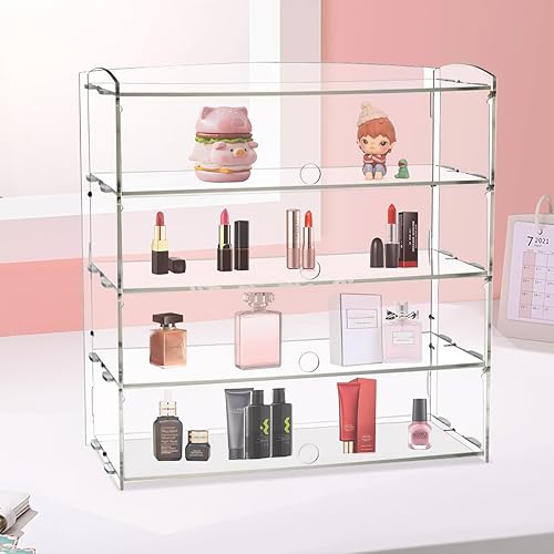 Miniatura 4 de Vitrina de pastelería de 5 niveles para mostrador de panadería y pastelería de acrílico transparente, caja de exhibición de galletas de postre de