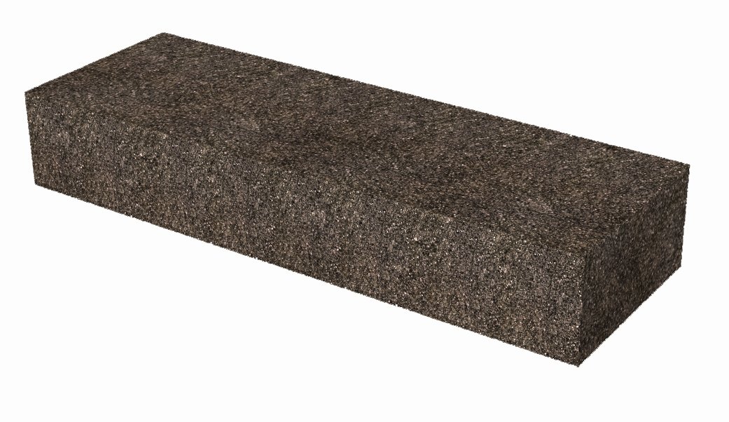 Bon Tool 14-296 Tile Setter's Black Silicone Carbide Rub Brick, 60 Grit