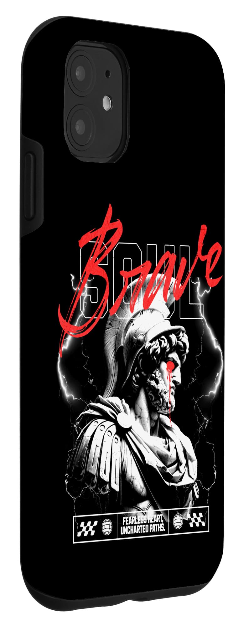 Brave Greek God Aries Fearless Soul Lightning Streetwear Case for iPhone 11 - Image 3