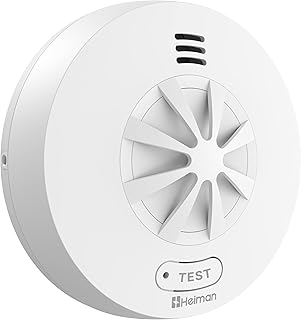 HEIMAN Heat Alarm with Wireless Interlink,with 10 Year Battery Life,BS EN IEC 62368 Certified, Interconnected Heat Alarm for kitchen,Scotland Law Compliant