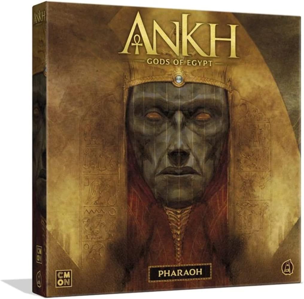 CMON Ankh Gods of Egypt Board Game Pharaoh EXPANSION - Influence the Course of Destiny, Strategy Game for Kids and Adults, Ages 14+, 2-5 Players, 90 Minute Playtime, Made by CMON