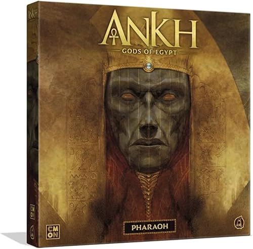 Ankh Gods of Egypt - Juego de mesa de expansión faraón Juego de mitología egipcia antigua Juego de estrategia para adultos y adolescentes A