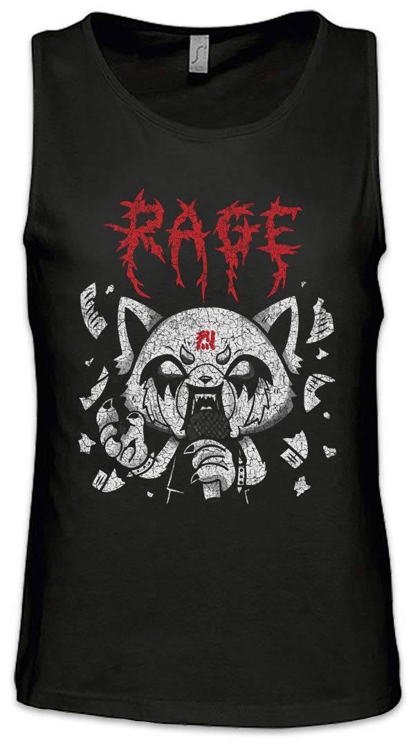Urban Backwoods Men's Black A Rage Tank Top Training Gym Vest Shirt Size L