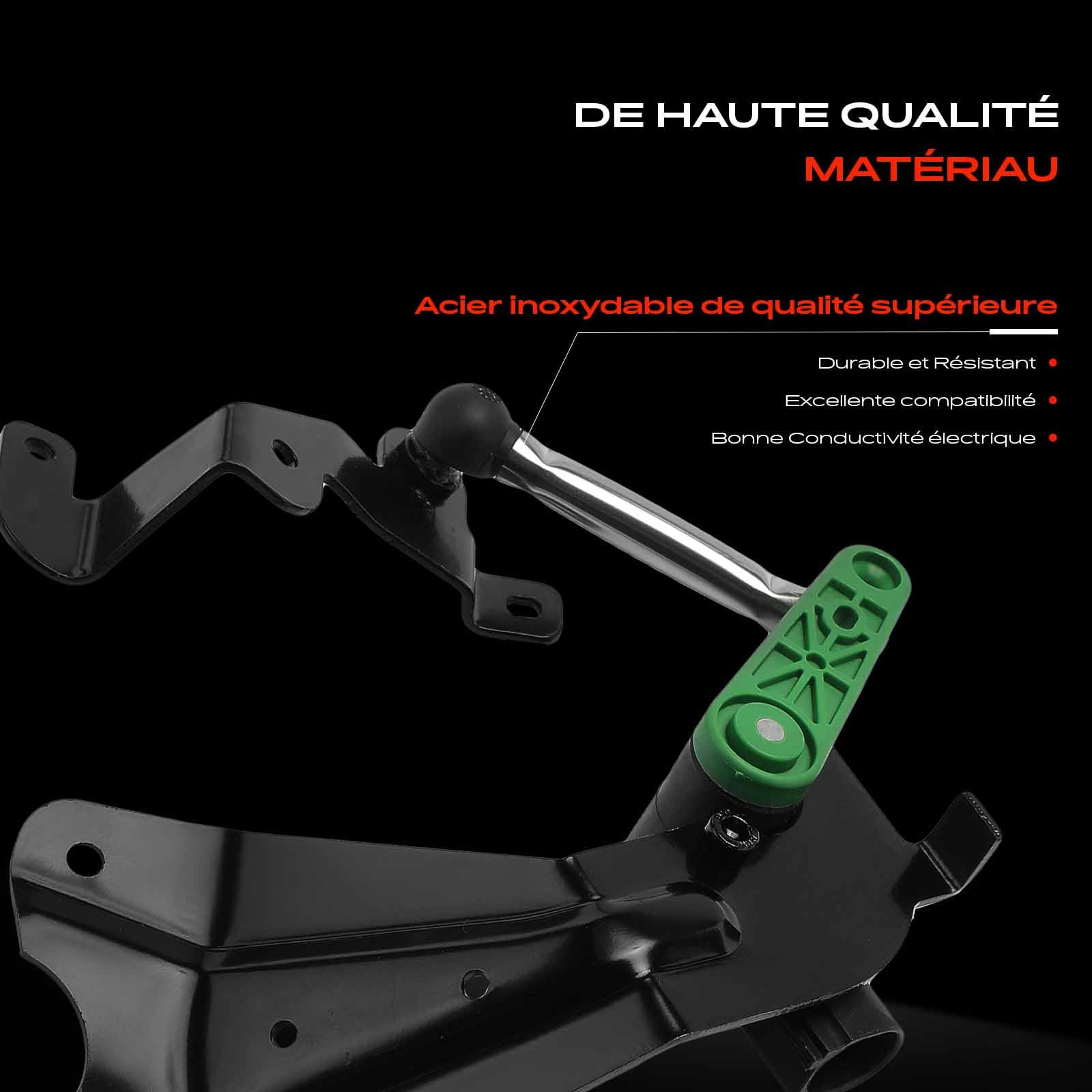 Frankberg Capteur de niveau, capteur de portée des phares, essieu arrière | 4 broches; 3C0941309B; Compatible avec: CC 358, P.a.s.s.a.t 3C2, Q3 8UB 8UG, P.a.s.s.a.t CC 357, S.h.a.r.a.n 7N1 7N2