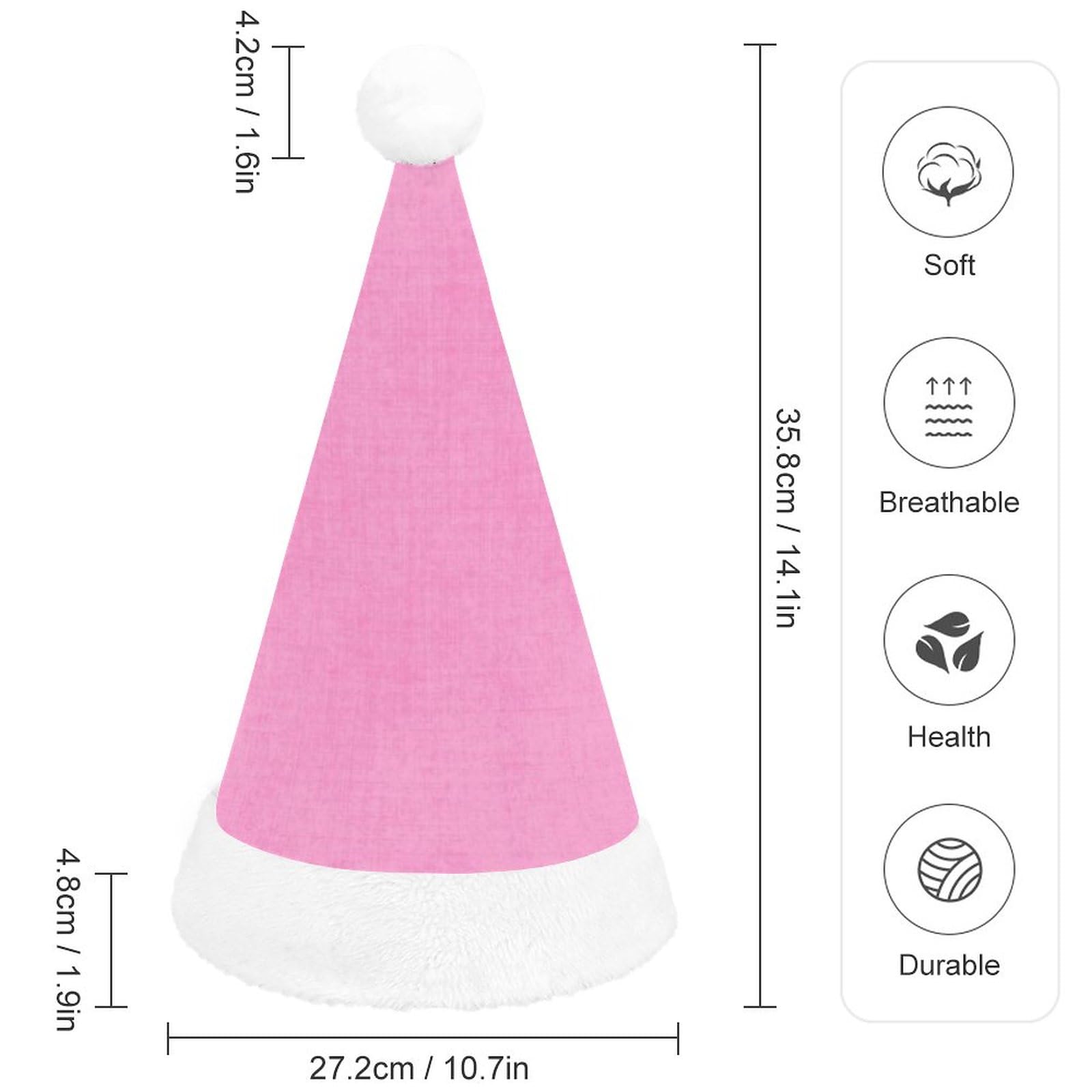 Amazon | ピンクかわいらし サンタ帽子 子供用 クリスマス サンタ 帽子