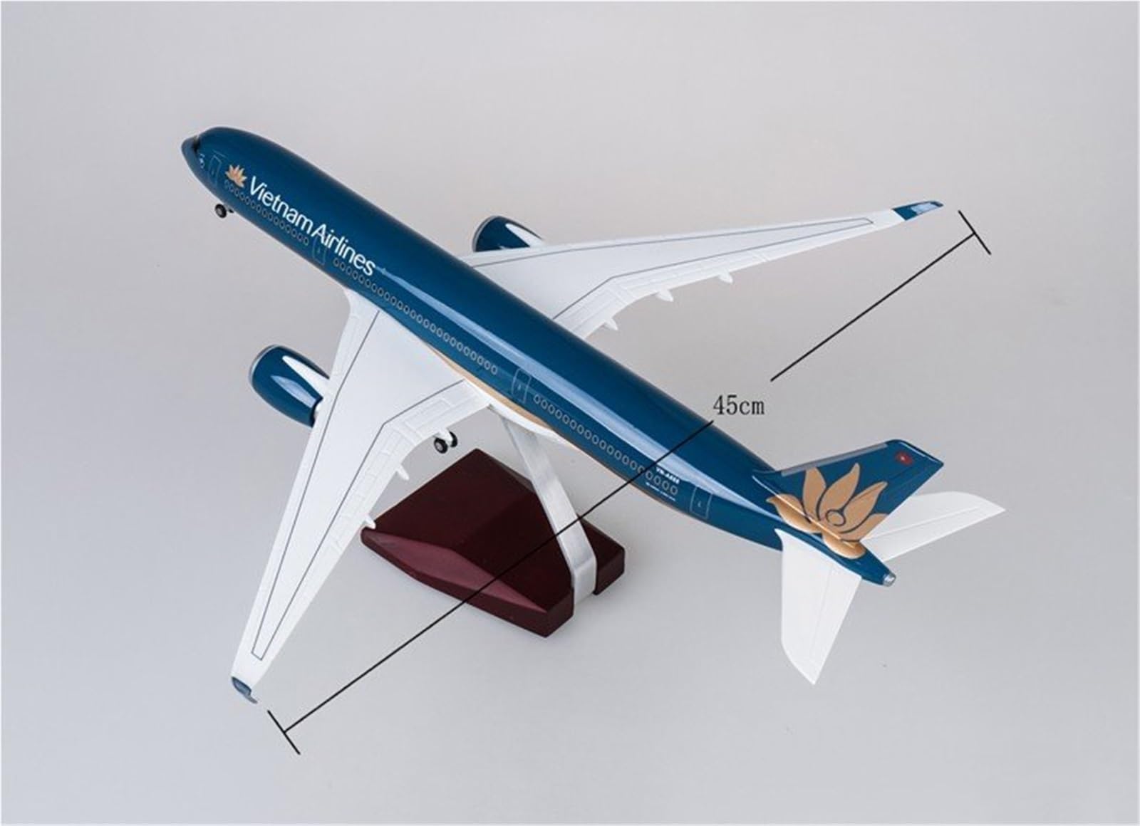 Repliki modeli samolotów 1/142 symulacja cywilnego samolotu pasażerskiego 47cm Finnair dla Airbus A350 repliki modeli samolotów z kołami miniaturowy model samolotu (bez światła)