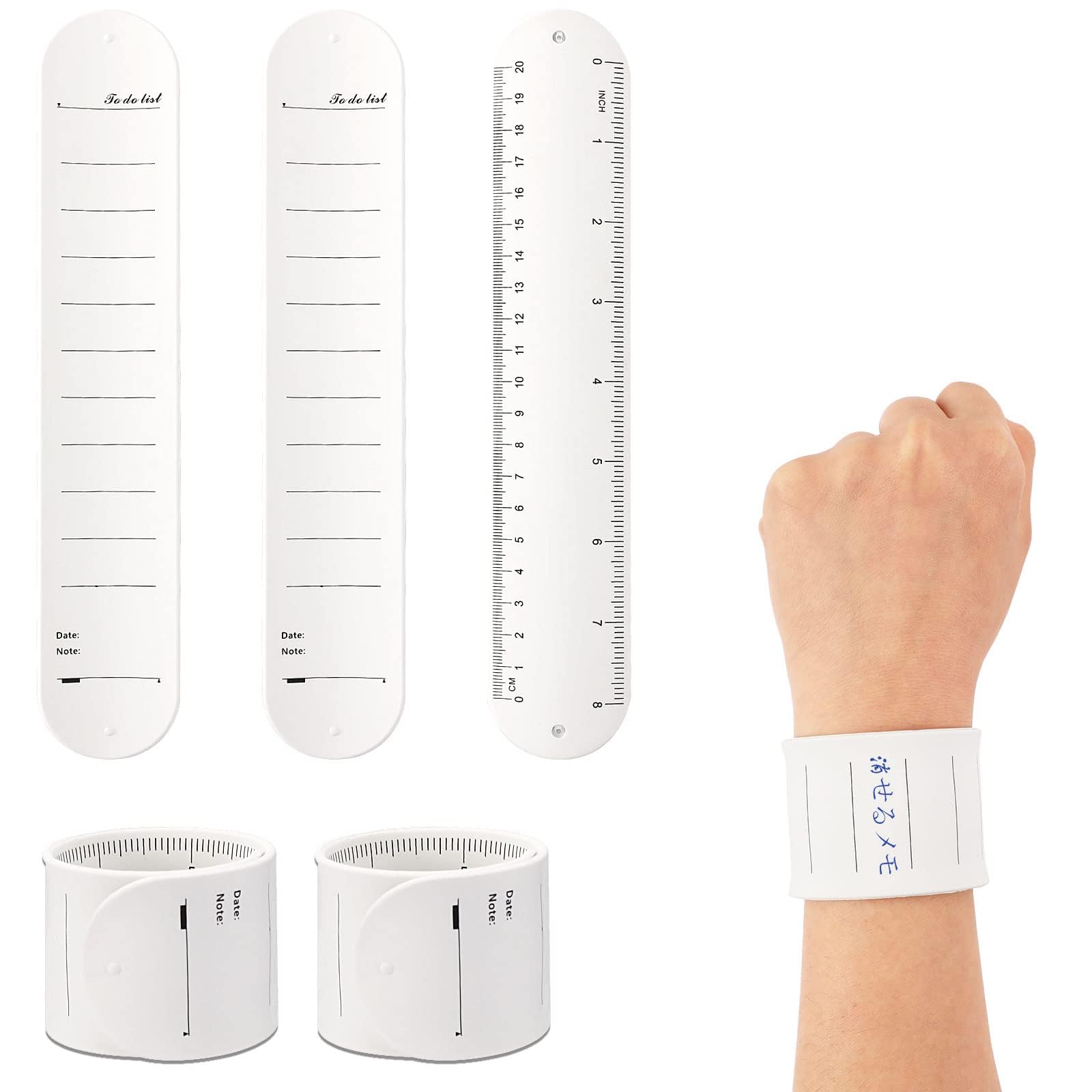 Amazon.co.jp: Neiang ウェアラブルメモ 3個セット 手首に巻く メモ