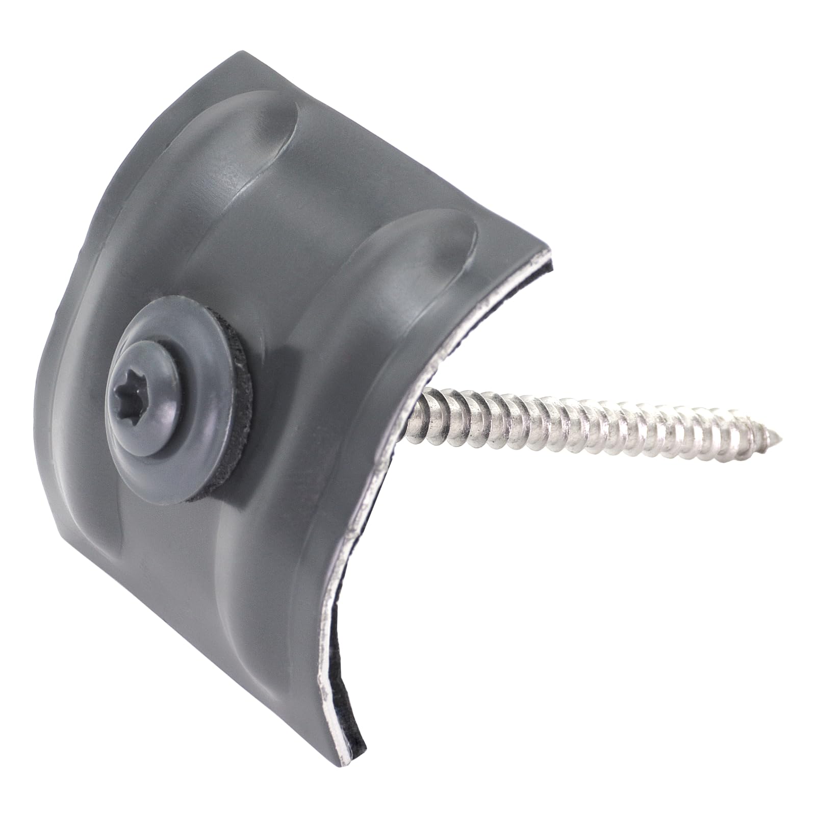 50 Stück Kalotten 18/76 Sinus + Spenglerschrauben 4,5 x 60mm mit EPDM Dichtscheibe in RAL 7016