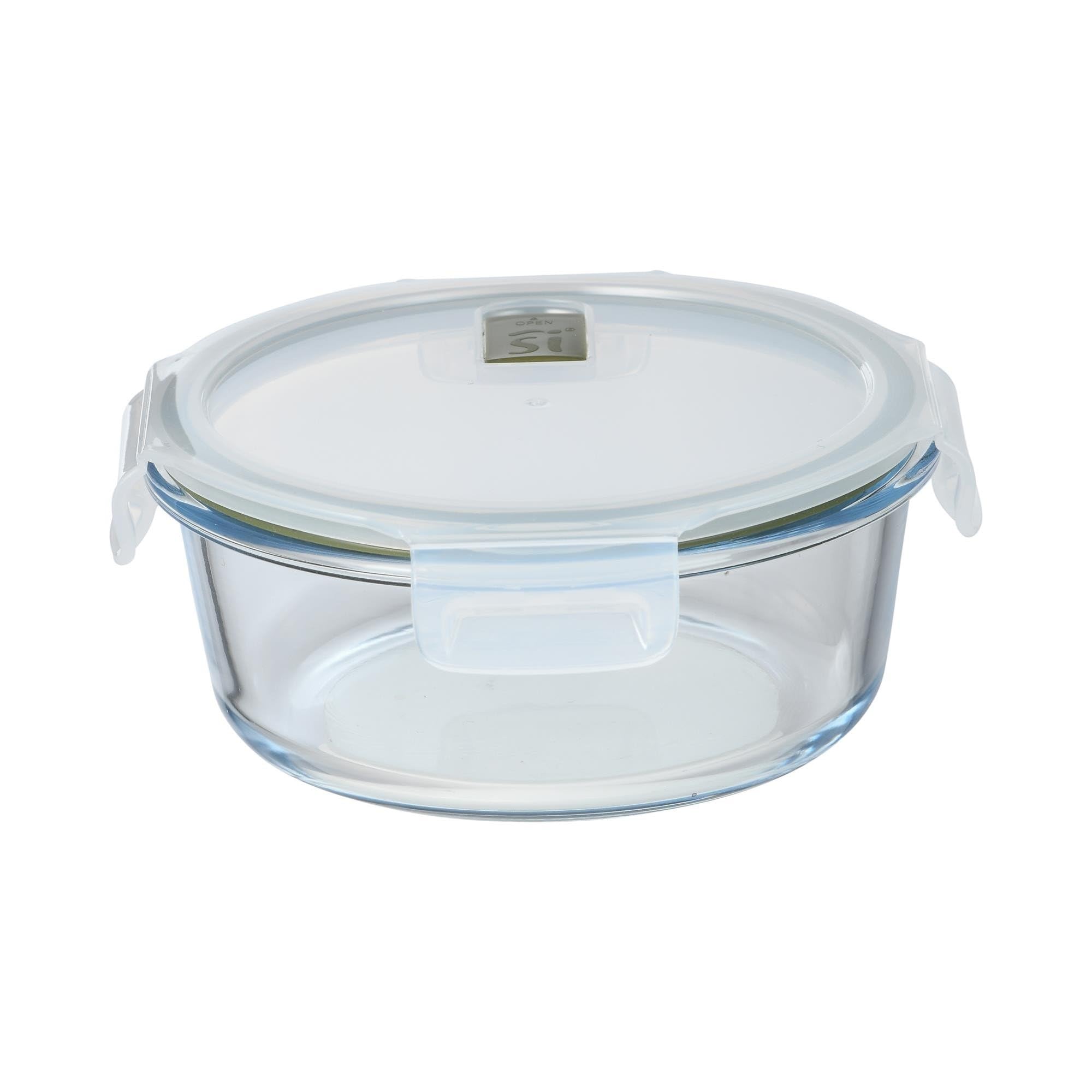 San Ignacio EXPERT Juego de 4 Herméticos Transparentes (320ml + 520ml + 800ml + 950ml) en Vidrio de borosilicato con tapa hermética EXPERT