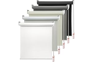 HOMEBOX 100% Blackout Roll Shades - The Ultimate Window Covering Solution