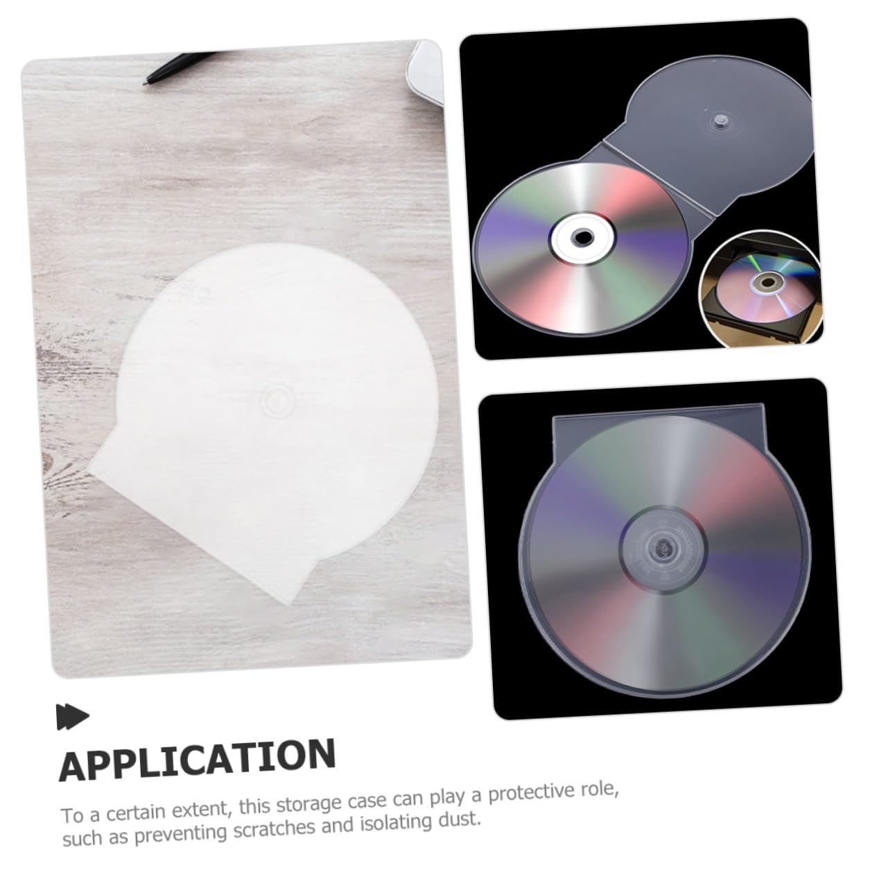 Hohopeti Custodia Trasparente per CD e Dvd in Plastica 50 Pezzi, Resistente e Protettiva Design Salvaspazio per Organizzazione e Prevenzione Polvere