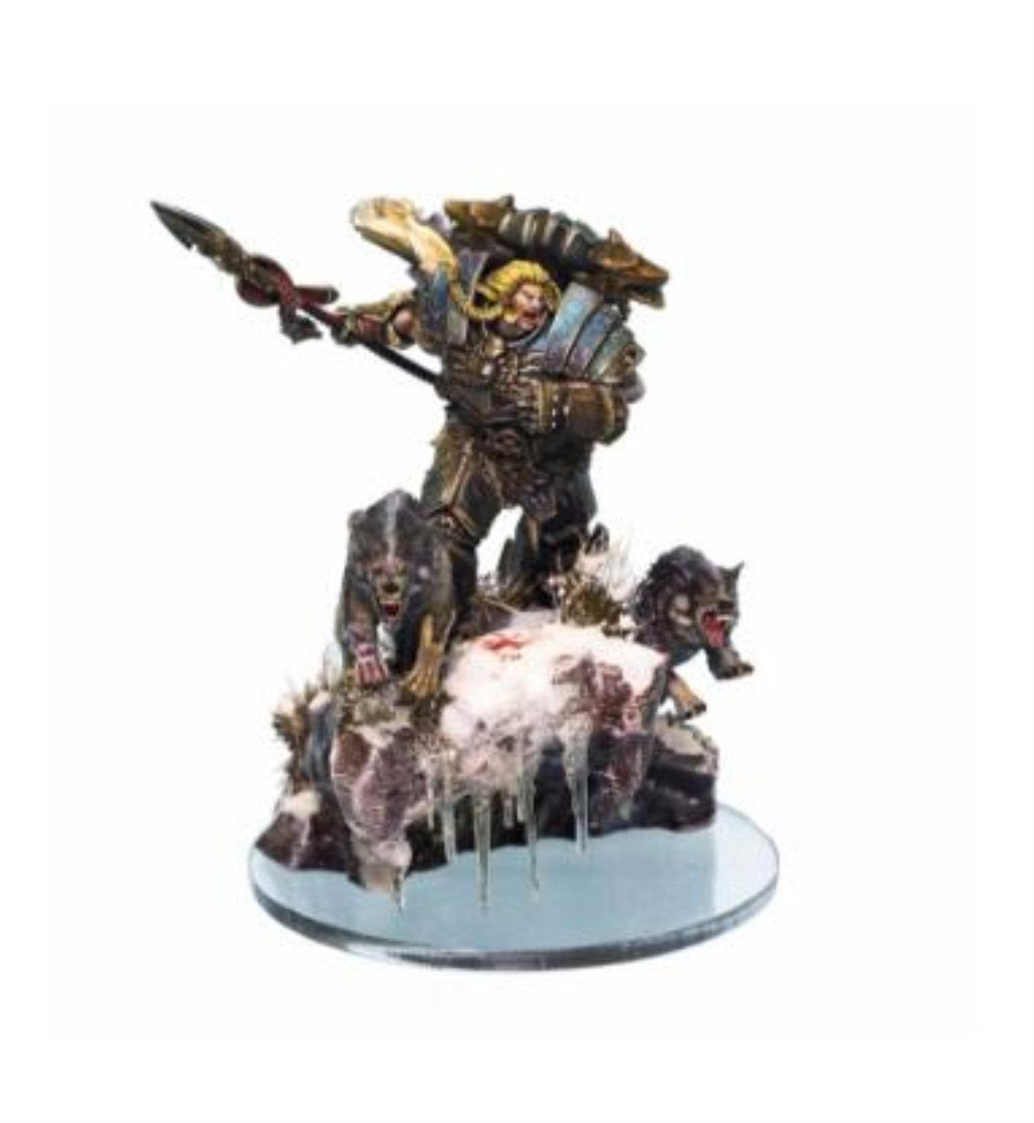 1/32 54mm Antico Cavaliere con Animale con Base 54mm Figura in Resina Kit Modello Smontato Non Verniciato