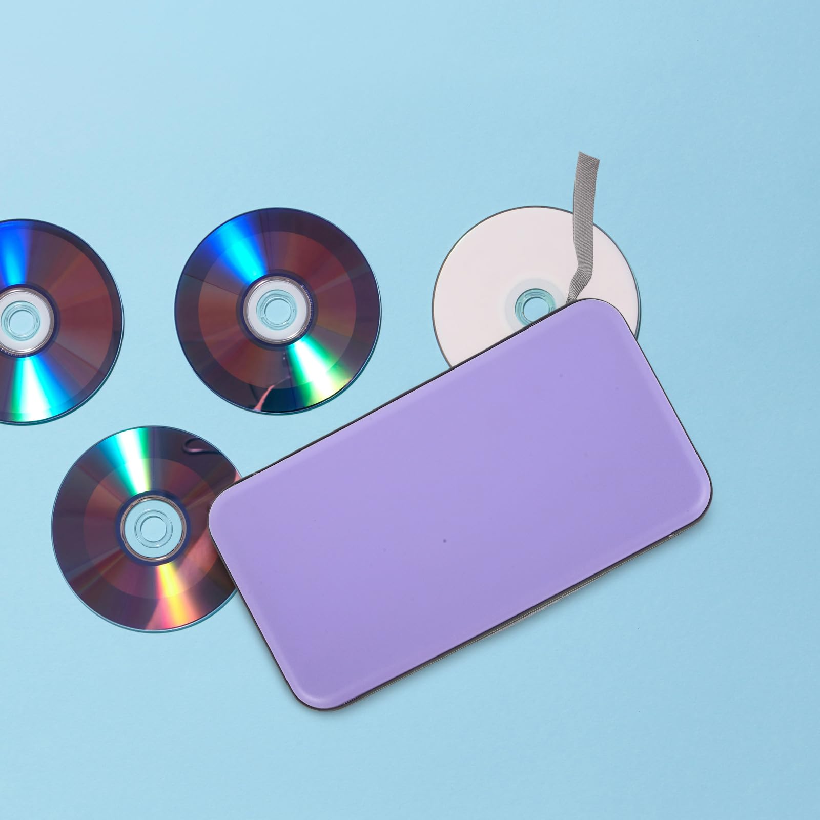 ABOOFAN Étui de Rangement pour CD en Plastique Portable avec Capacité de 80 Disques, Organisation Facile et Design Moderne, pour Voiture et Voyages en Famille