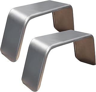 Tie Down | 15" Wheel - Trailer Fenders Single Axle - Smooth Aluminum - Made in USA Trailer Fender - Utility Trailer 36" Long 9" Wide 18" Tall (2 Fenders)