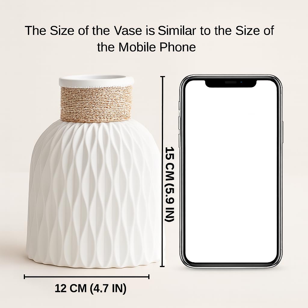 Vendola Pineapple Vase - Unbreakable & Decorative -4
