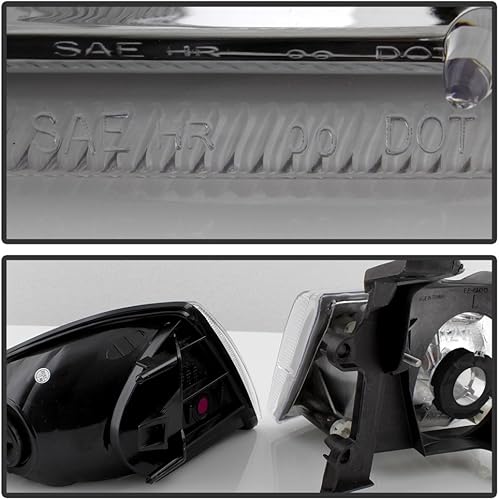 Miniatura 3 de ACANII - Para faros Chevy Cavalier 2000-2002 + luces de esquina de 4 piezas de repuesto para conductor + lado del pasajero