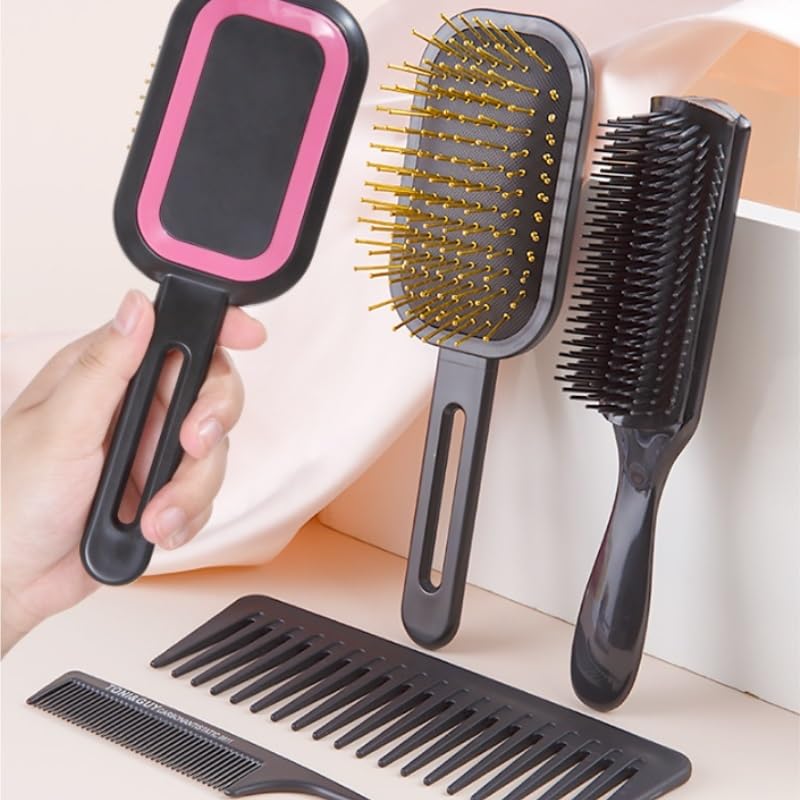 Three Dimensional Air Cushion Hair Styling Comb Set Creating Voluminous Hairstyles with Thickened