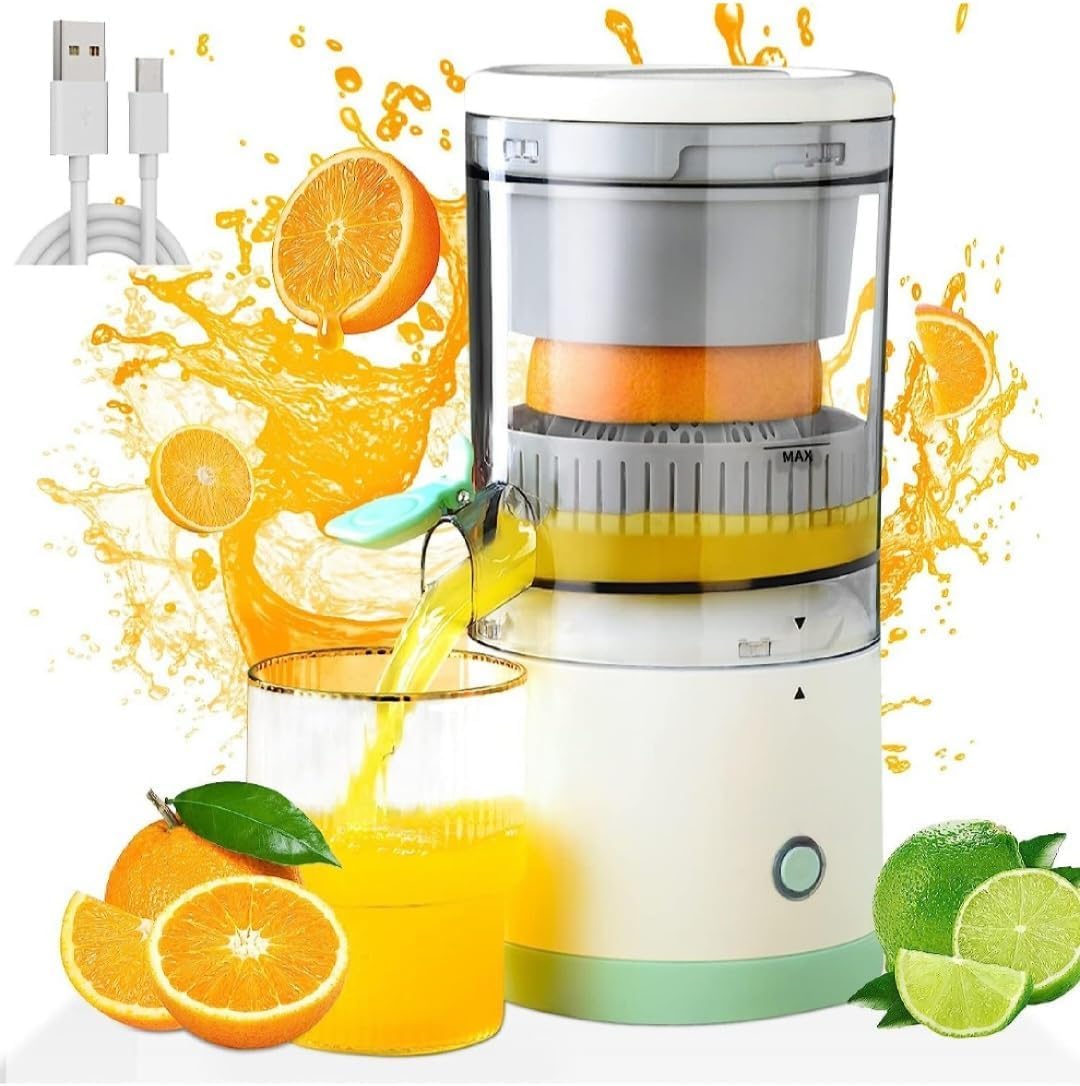 PINBOLL Wireless Orange Juice Maker, Electric Citrus Juicer Squeezer