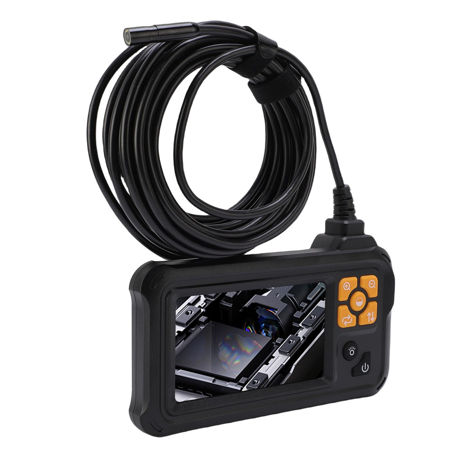 Jeffergarden Kamera Endoskopowa o Przekątnej 4,3 Cala, Boroskop HD 8 Mm 1080P z 8 Regulowanymi Diodami LED i wodoodpornością IP67 do Kontroli Pojazdów i Domu (10 m / 32, stopy)