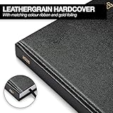 Morgan's Direct 2026 Early Edition A5 Diary Day Per Page | Hard Backed for Home and Office Use Desk Diary | Black - Image 3