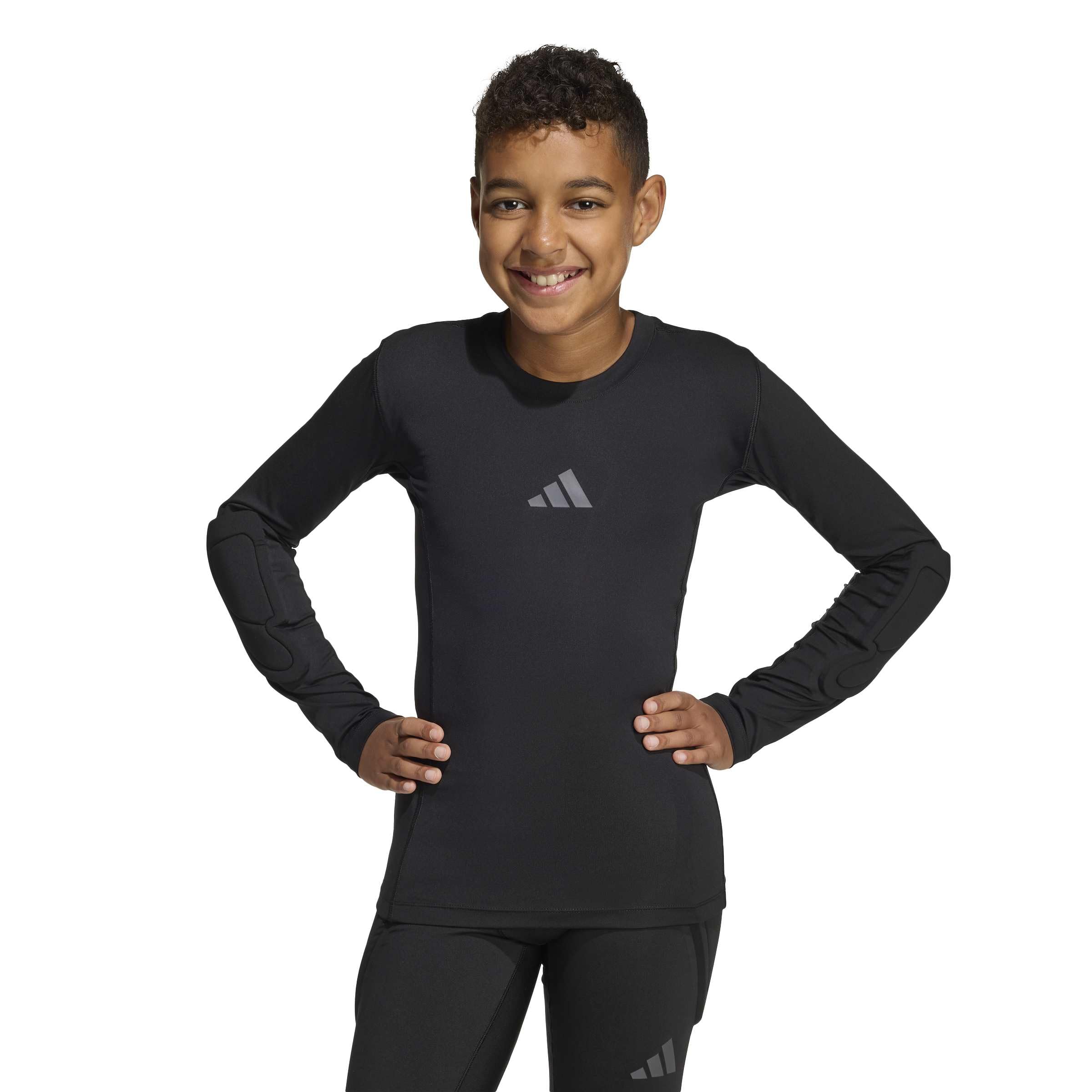 adidas Unisex Kinder Padded Goalkeeper Baselayer Longsleeve Kids T-Shirt (Lange Ärmel) (1er Pack)