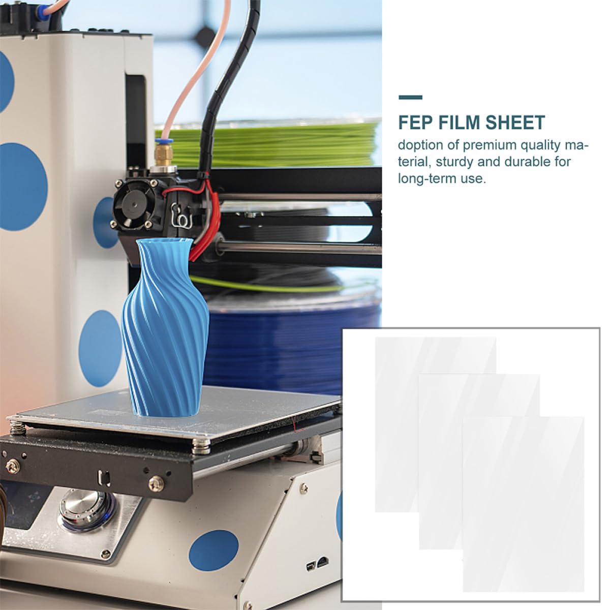 PRETYZOOM Pellicola 6 Fogli Fep per e Alta Trasmittanza UV 3d Performance di in Fep per Professionale