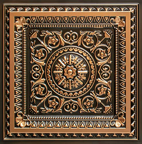 Durga Puja: Traditional vs Contemporary Decor 72 Decorative Embossed Ceiling Tiles and Wall Panel Pieces Faux Tin ...