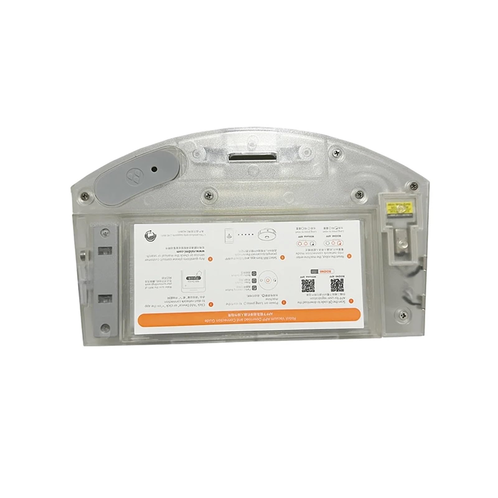 Reemplazo, Compatible con Roidmi, Eve Plus Robot Aspirador Barredora Accesorios Eléctricos 2 En 1 Caja De Polvo Tanque De Agua Filtro Piezas(As The Picture)