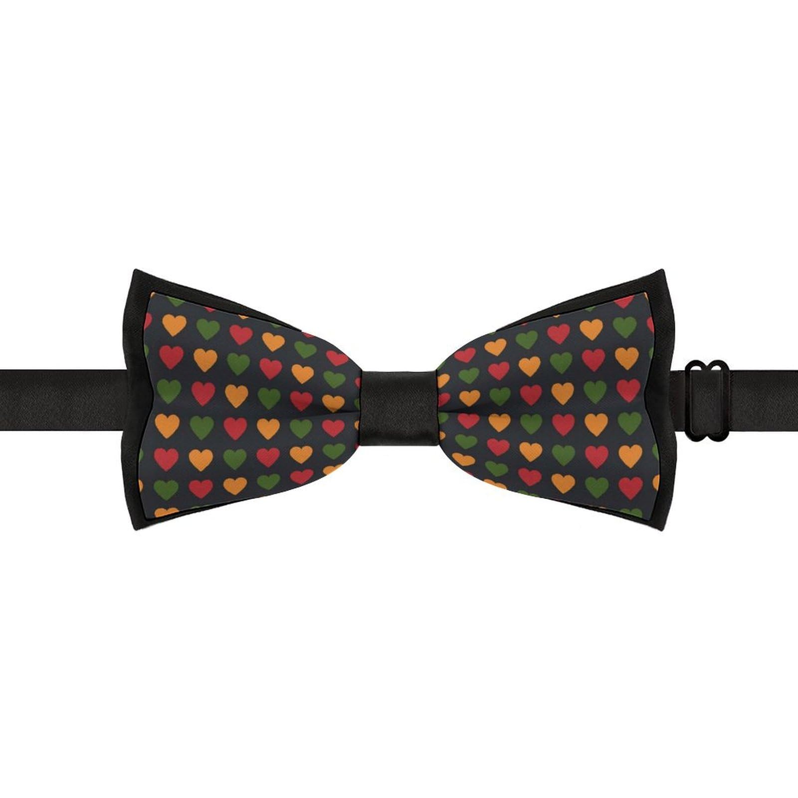 GoasNei Black History Month 2022 Bow Tie for Men Adjustable Necktie Funny Tie Neck Ties for Weddings Party