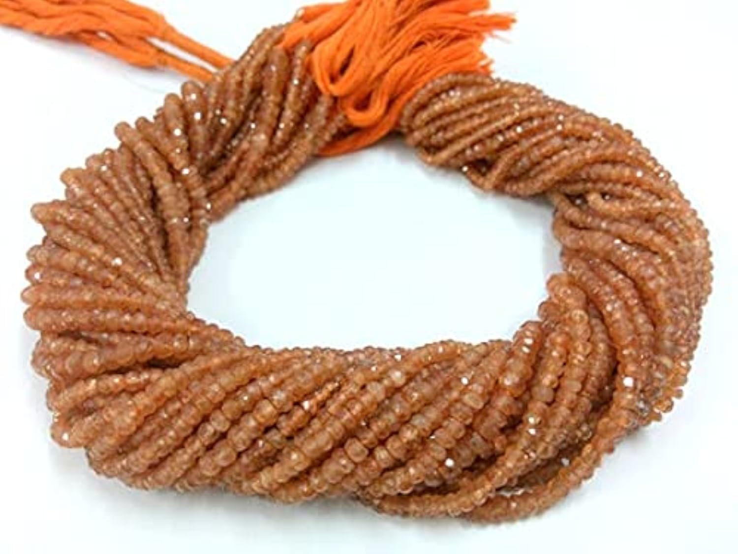 Garnet Fanta perles rondelles facettées pour réparer et enfiler vos colliers