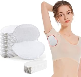 Underarm Sweat Pads, Armpit Sweat Pads 【100 Packs】, Premium Quality Fight Hyperhidrosis for Women and Men Comfortable Unflavored,Non Visible, Extra Adhesive, Disposable Non Sweat Armpit Protection