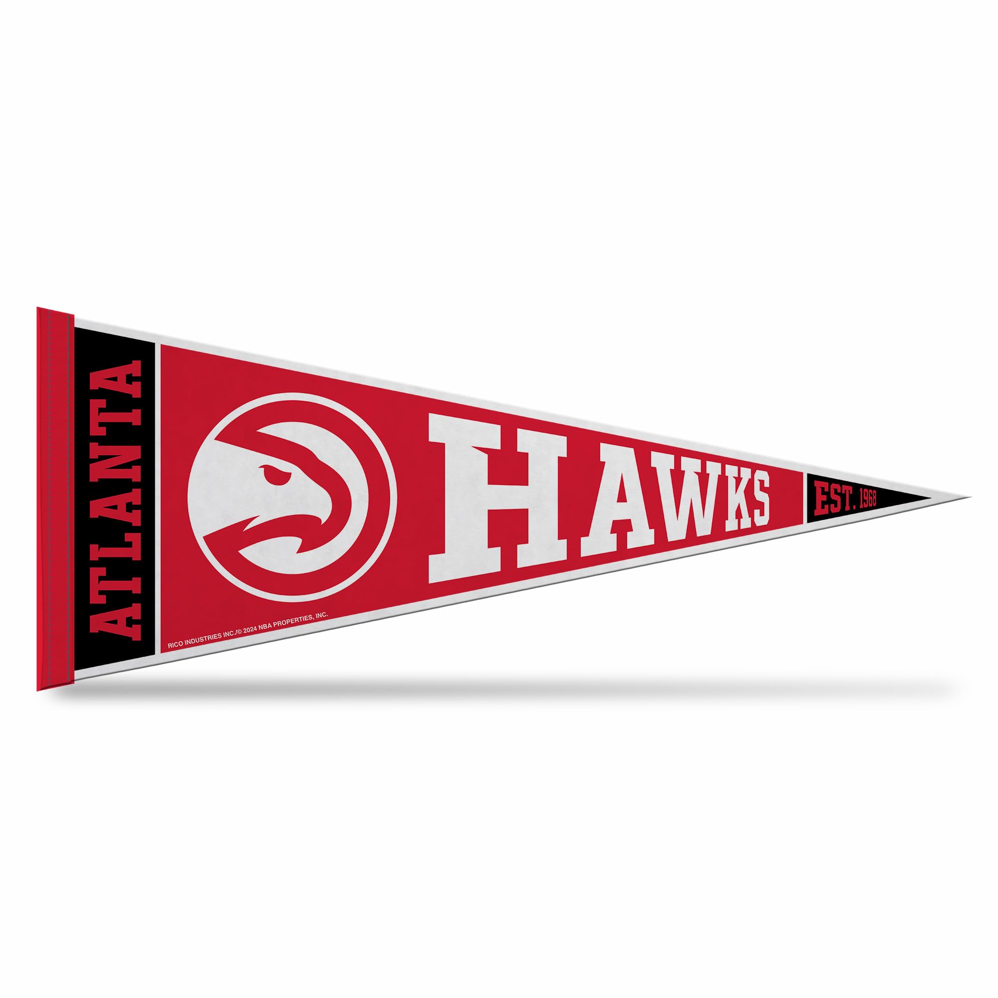 Rico Industries NBA Basketball 12" x 30" Felt Wall Décor Pennant - Great for Home/Bed Room/Man Cave Décor