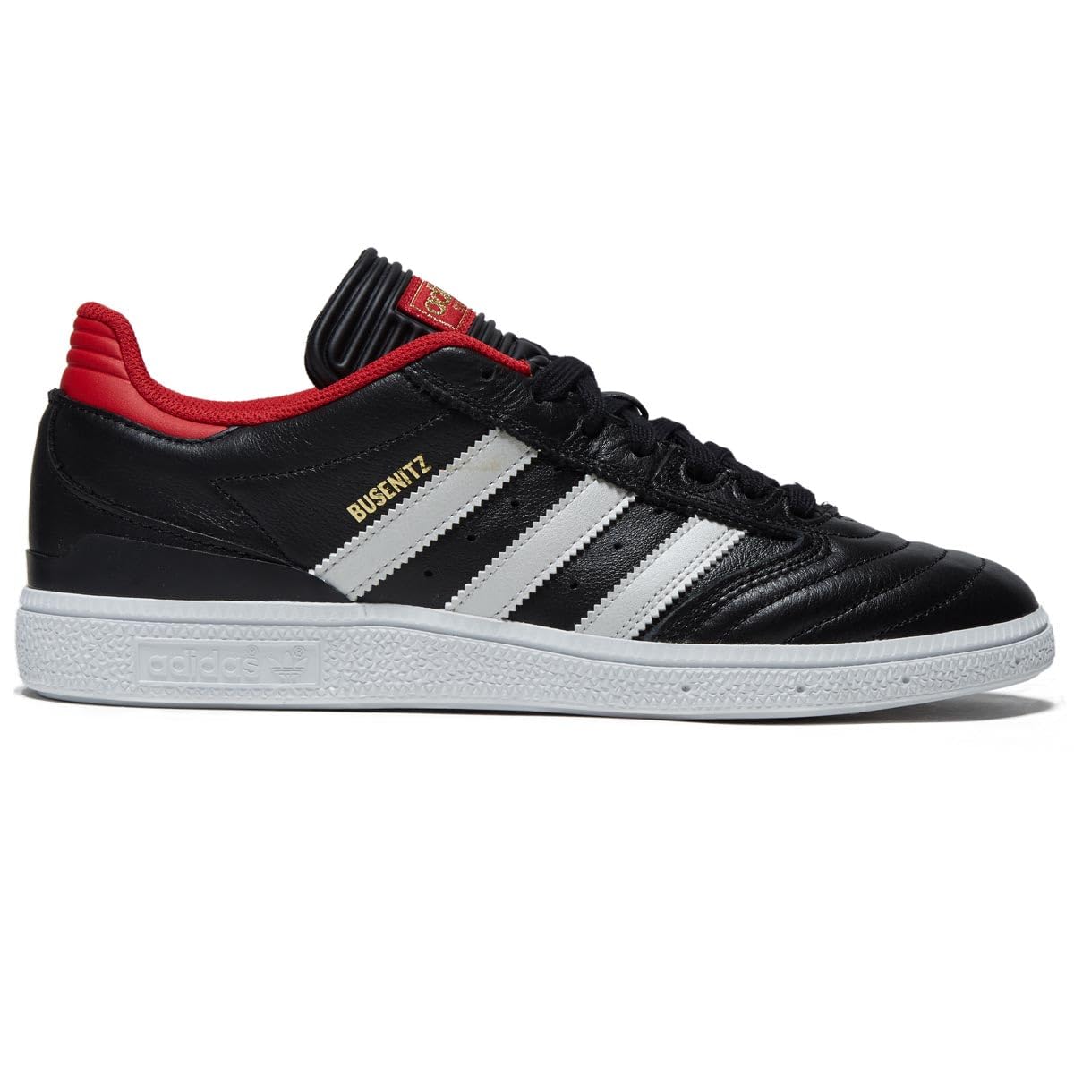 Adidas Busenitz Shoes - Core Black/Zero Metallic/Better Scarlet - 7.5