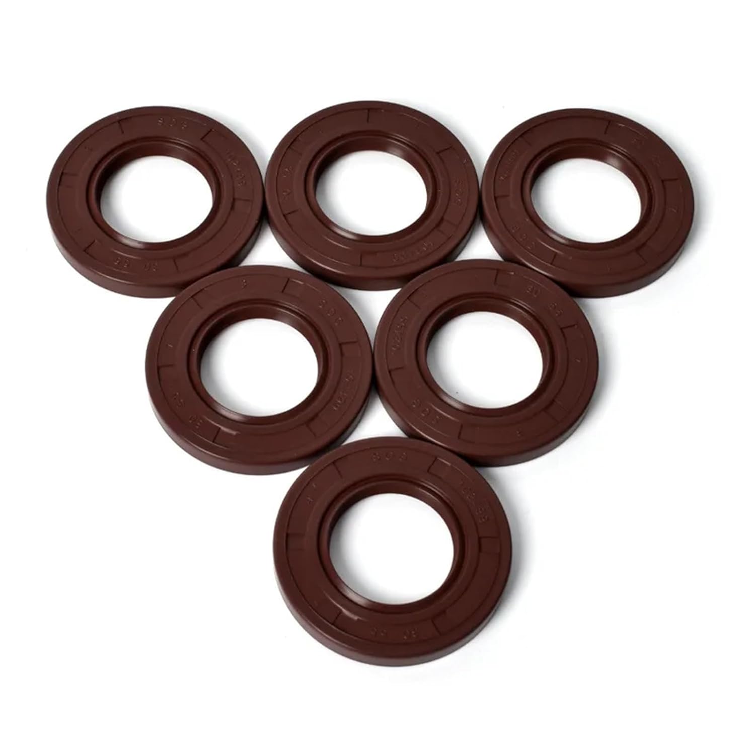 FKM Fluorine Rubber Oil Seal,with Iron Skeleton Framework,Rotary Shaft Lip Seal,TC Double Lip,IDxODxTHK,ID 16-20MM(20x37x10)