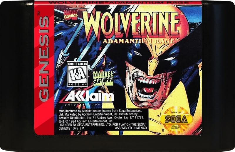 Wolverine: Adamantium Rage - Sega Genesis - Very Good - Used Game - Image 3