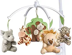 Móbile Berço Bebê Musical E Giratório Animais Da Floresta SleepBaby