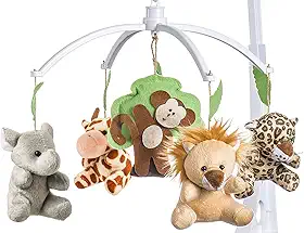 Móbile Berço Bebê Musical E Giratório Animais Da Floresta SleepBaby