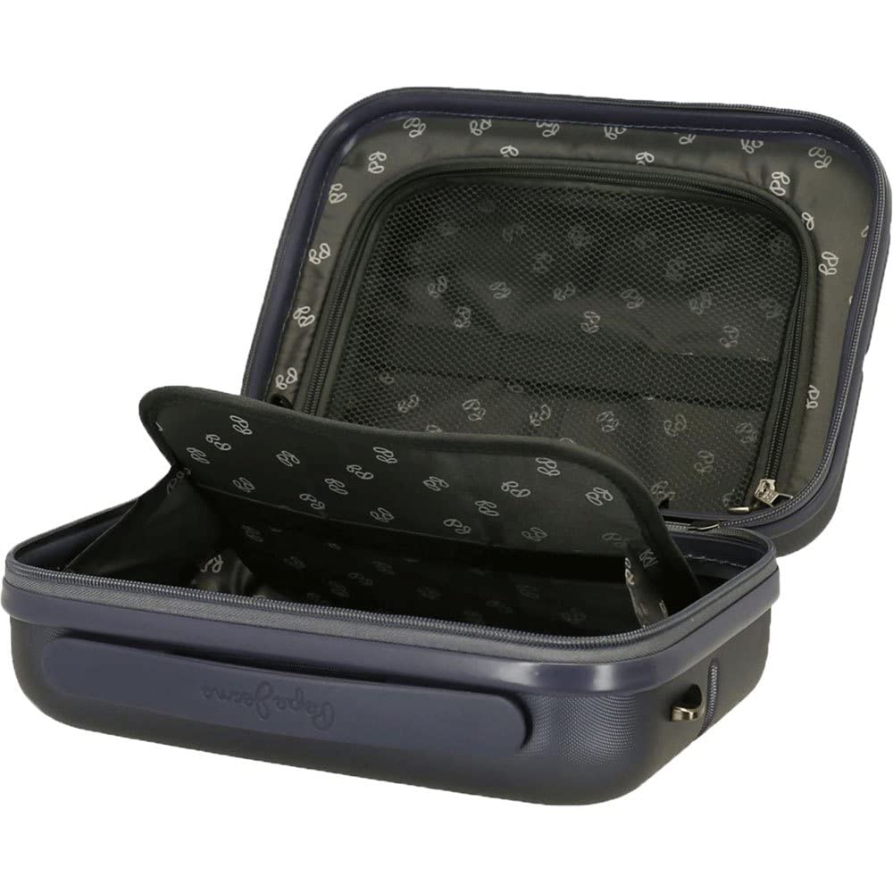 Pepe Jeans Chest beauty case adattabile con tracolla blu 29 x 21 x 15 cm rigido ABS 9,14 L