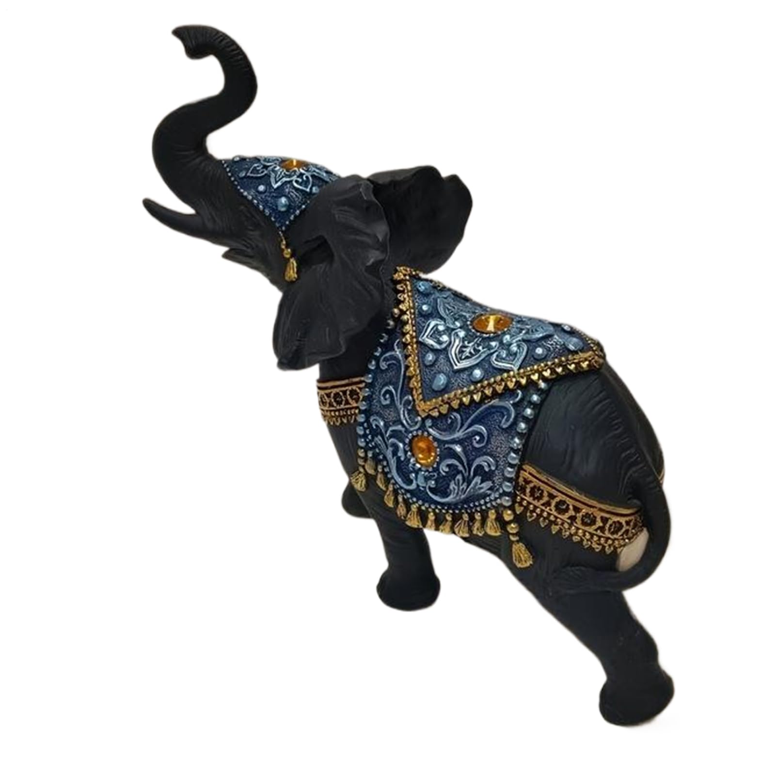 Elephant Statue Home Decor,Aesthetic Resin Funny - Animal Figurines Elephant Desk Statue - for Desk Decor Indoor Living Room Bathroom Entryway Office Apartment Birthday