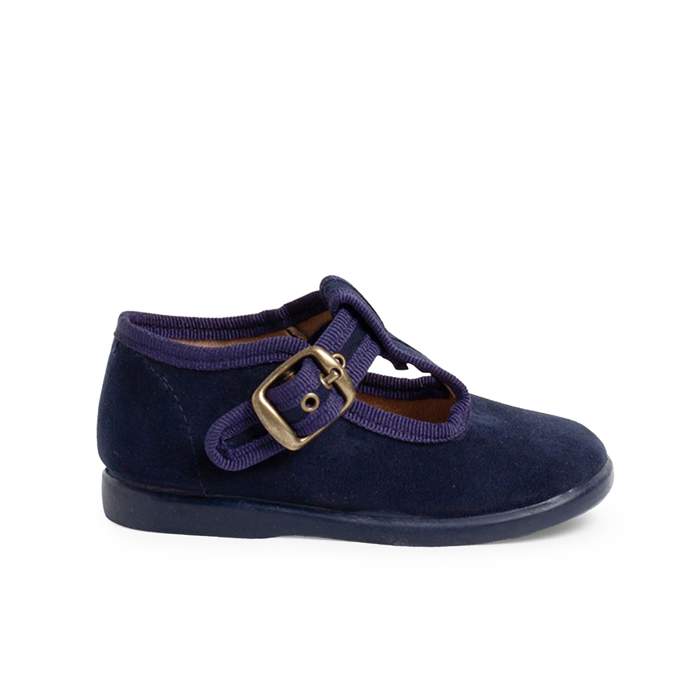 Pisamonas Scarpe Occhio di Bue Bambino Effetto Scamosciato